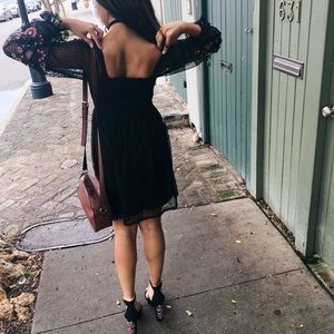 Super cute lace overlay dress